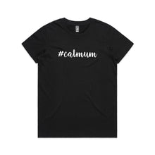 Load image into Gallery viewer, #catmum (thick cursive) Classic T-Shirt