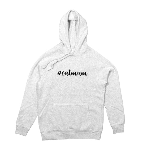 #catmum (thick cursive) Hoodie