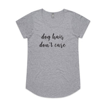 Load image into Gallery viewer, dog hair don't care Ladies T-Shirt