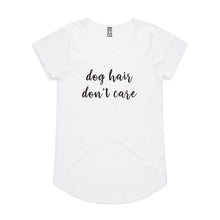 Load image into Gallery viewer, dog hair don't care Ladies T-Shirt