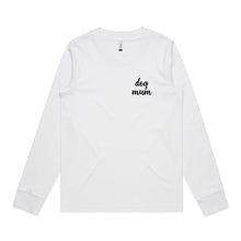 Load image into Gallery viewer, dog mum (thick cursive) LC Long Sleeve T-Shirt