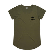 Load image into Gallery viewer, dog mum (thick cursive) LC Ladies T-Shirt