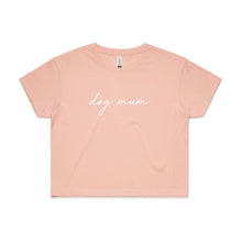 Load image into Gallery viewer, Frenchie Mum Breed Illustration Crop T-Shirt