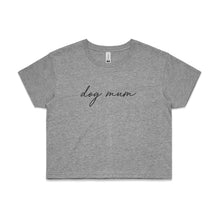 Load image into Gallery viewer, Old English Sheepdog Mum Breed Illustration Crop T-Shirt