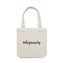 Load image into Gallery viewer, #dogaunty (thick cursive) Luxe Tote Bag