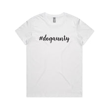 Load image into Gallery viewer, #dogaunty (thick cursive) Classic T-Shirt
