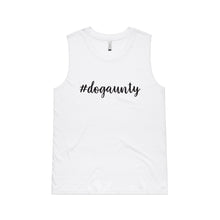 Load image into Gallery viewer, #dogaunty (thick cursive) Ladies Tank