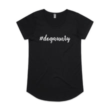 Load image into Gallery viewer, #dogaunty (thick cursive) Ladies T-Shirt