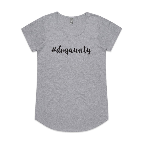 #dogaunty (thick cursive) Ladies T-Shirt