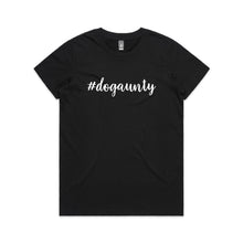 Load image into Gallery viewer, #dogaunty (thick cursive) Classic T-Shirt