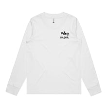 Load image into Gallery viewer, #dogmom (thick cursive) LC Long Sleeve T-Shirt