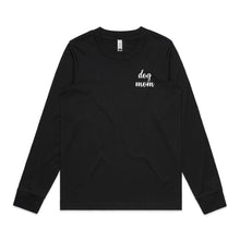 Load image into Gallery viewer, dog mom (thick cursive) LC Long Sleeve T-Shirt