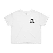 Load image into Gallery viewer, #dogmom (thick cursive) LC Crop T-Shirt