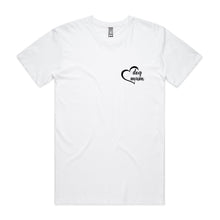 Load image into Gallery viewer, dogmum heart (thick cursive) LC Unisex T-Shirt