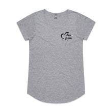 Load image into Gallery viewer, dogmum heart (thick cursive) LC Ladies T-Shirt