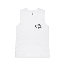 Load image into Gallery viewer, dogmum heart (thick cursive) LC Ladies Tank