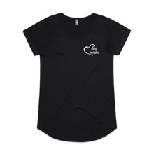 Load image into Gallery viewer, dogmum heart (thick cursive) LC Ladies T-Shirt