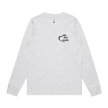 Load image into Gallery viewer, dogmum heart (thick cursive) LC Long Sleeve T-Shirt