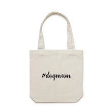 Load image into Gallery viewer, #dogmum (thick cursive) Luxe Tote Bag