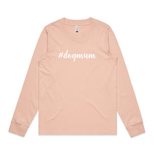 Load image into Gallery viewer, #dogmum (thick cursive) Long Sleeve T-Shirt
