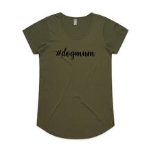 Load image into Gallery viewer, #dogmum (thick cursive) Ladies T-Shirt