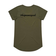 Load image into Gallery viewer, #dogmumsquad (thick cursive) Ladies T-Shirt