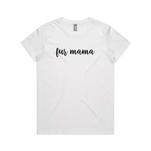 Load image into Gallery viewer, fur mama (thick cursive) Classic T-Shirt