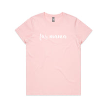 Load image into Gallery viewer, fur mama (thick cursive) Classic T-Shirt
