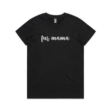 Load image into Gallery viewer, fur mama (thick cursive) Classic T-Shirt