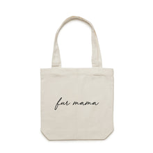 Load image into Gallery viewer, fur mama (thin cursive) Luxe Tote Bag