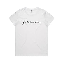 Load image into Gallery viewer, fur mama (thin cursive) Classic T-Shirt