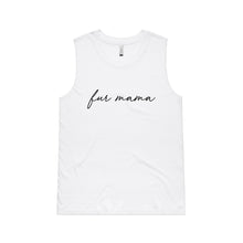 Load image into Gallery viewer, fur mama (thin cursive) Ladies Tank