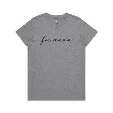 Load image into Gallery viewer, fur mama (thin cursive) Classic T-Shirt