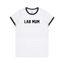 Load image into Gallery viewer, BREED SPECIFIC Dog Mum Ringer T-Shirt