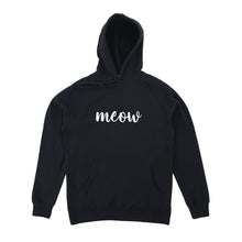 Load image into Gallery viewer, meow (thick cursive) Hoodie