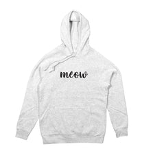Load image into Gallery viewer, meow (thick cursive) Hoodie