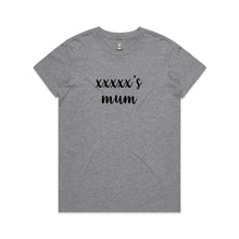 Load image into Gallery viewer, [name]'s mum (thick cursive) Classic T-Shirt