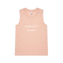 Load image into Gallery viewer, [name]'s mum (thin cursive) Ladies Tank