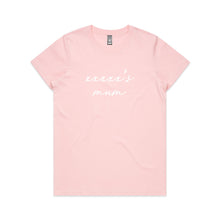 Load image into Gallery viewer, [name]'s mum (thin cursive) Classic T-Shirt