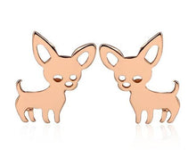 Load image into Gallery viewer, Chihuahua Love Earrings