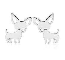 Load image into Gallery viewer, Chihuahua Love Earrings