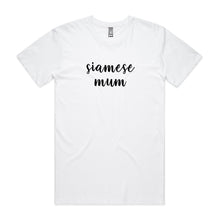 Load image into Gallery viewer, Breed Specific Cat Mum (thick cursive) Unisex T-Shirt