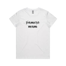 Load image into Gallery viewer, Breed Specific Cat Mum (thick cursive) Classic T-Shirt