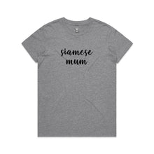 Load image into Gallery viewer, Breed Specific Cat Mum (thick cursive) Classic T-Shirt