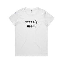 Load image into Gallery viewer, [name]'s mom (thick cursive) Classic T-Shirt