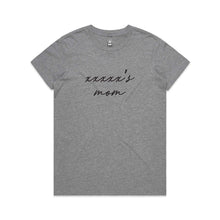 Load image into Gallery viewer, [name]'s mom (thin cursive) Classic T-Shirt